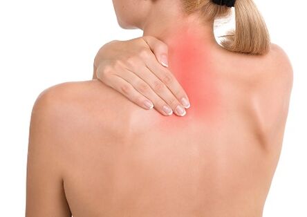 neck pain with osteochondrosis