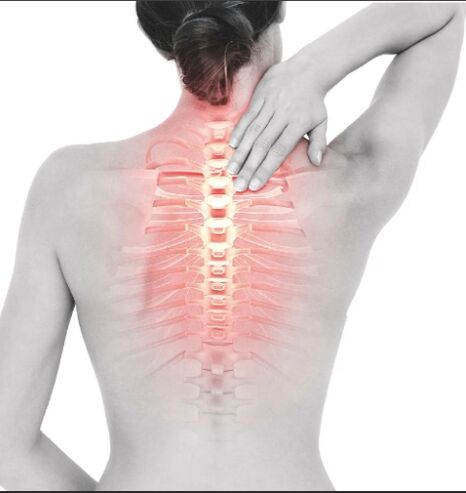 Osteochondrosis of the thoracic region